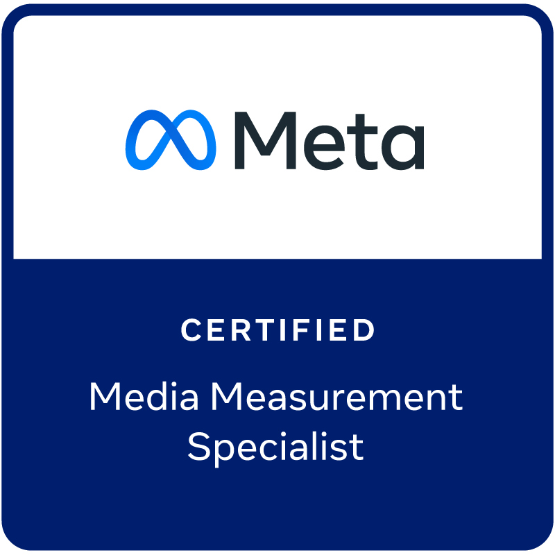 Meta Certified Media Measurement Specialist badge